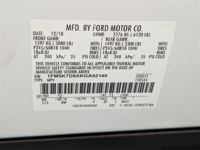 used 2019 Ford Explorer car, priced at $16,888