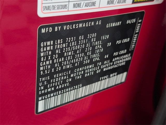 new 2025 Volkswagen ID. Buzz car, priced at $54,242