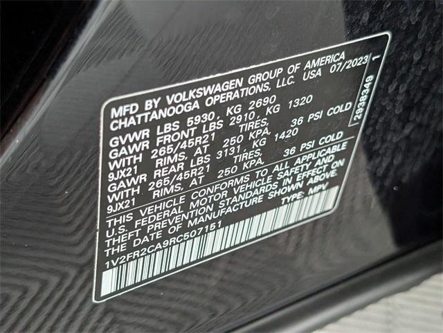 used 2024 Volkswagen Atlas car, priced at $43,991