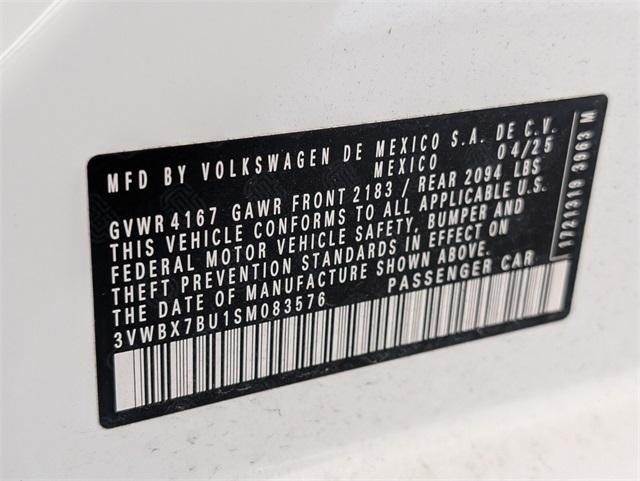 new 2025 Volkswagen Jetta car, priced at $22,614