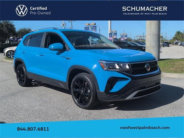 used 2023 Volkswagen Taos car, priced at $19,342