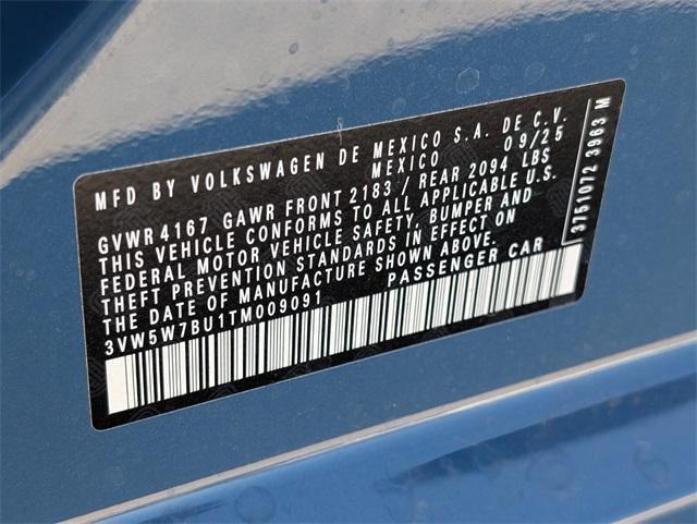 new 2026 Volkswagen Jetta car, priced at $24,971