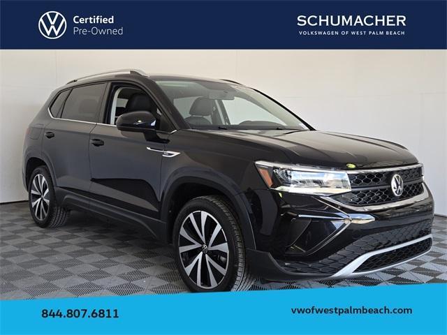 used 2022 Volkswagen Taos car, priced at $20,138