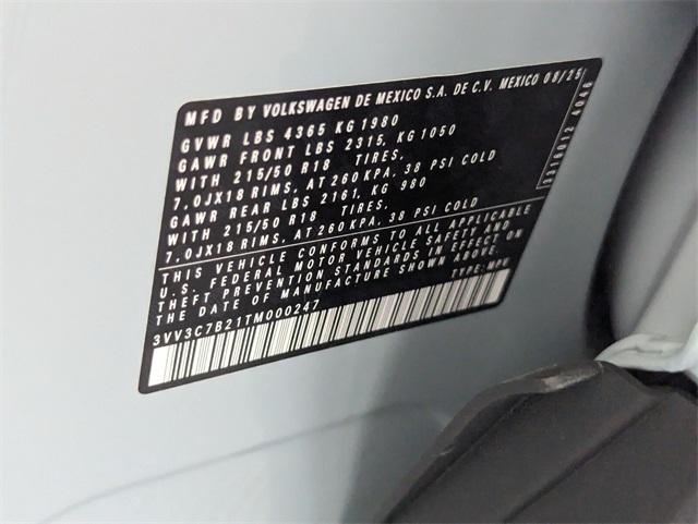 new 2026 Volkswagen Taos car, priced at $33,462