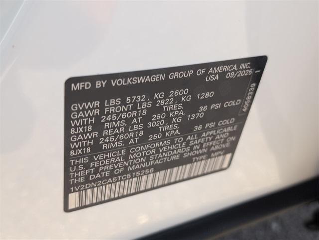 new 2026 Volkswagen Atlas car, priced at $39,383