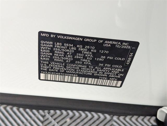 new 2026 Volkswagen Atlas Cross Sport car, priced at $43,995