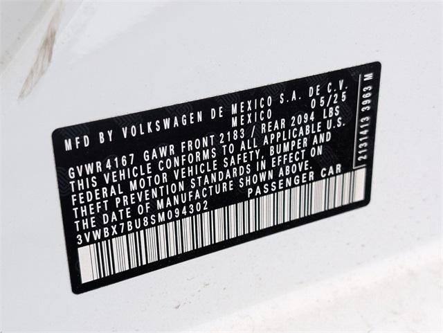 new 2025 Volkswagen Jetta car, priced at $25,108
