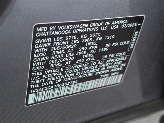 used 2024 Volkswagen Atlas Cross Sport car, priced at $36,250