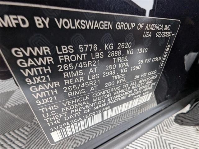 new 2025 Volkswagen Atlas Cross Sport car, priced at $51,192