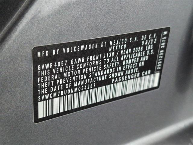 used 2022 Volkswagen Jetta car, priced at $16,991