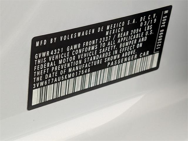 used 2019 Volkswagen Golf GTI car, priced at $23,777