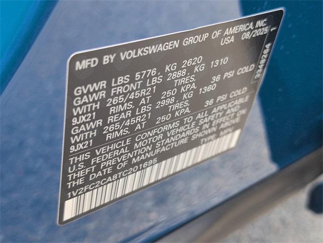 new 2026 Volkswagen Atlas Cross Sport car, priced at $53,474