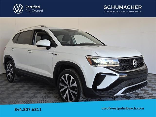 used 2022 Volkswagen Taos car, priced at $23,653