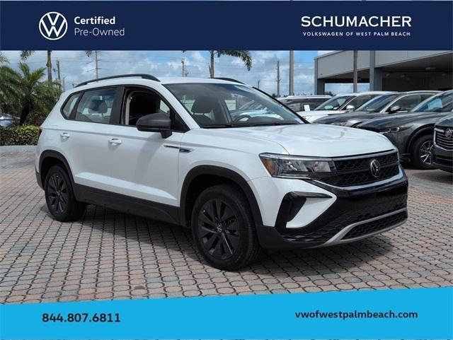 used 2023 Volkswagen Taos car, priced at $21,670