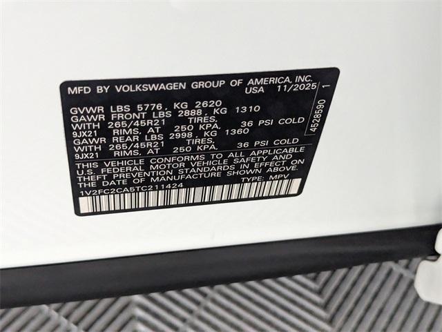 new 2026 Volkswagen Atlas Cross Sport car, priced at $53,911