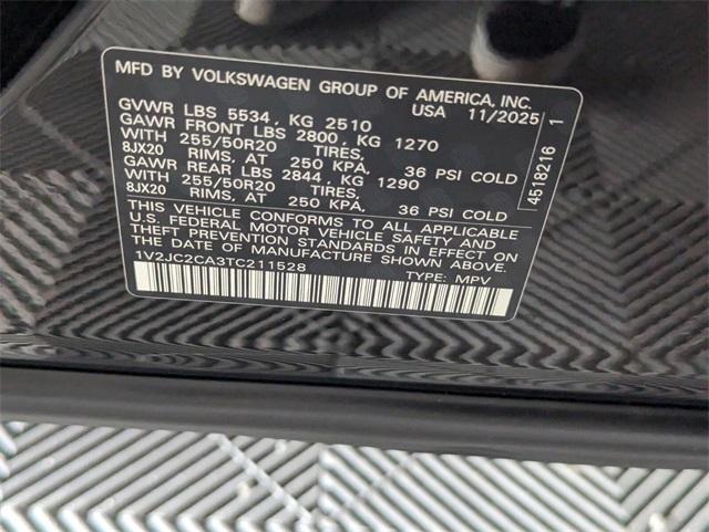 new 2026 Volkswagen Atlas Cross Sport car, priced at $44,070