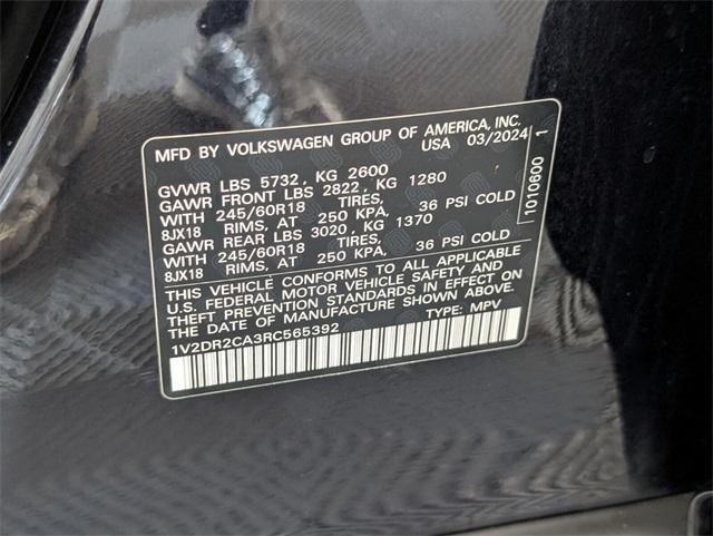 used 2024 Volkswagen Atlas car, priced at $25,597