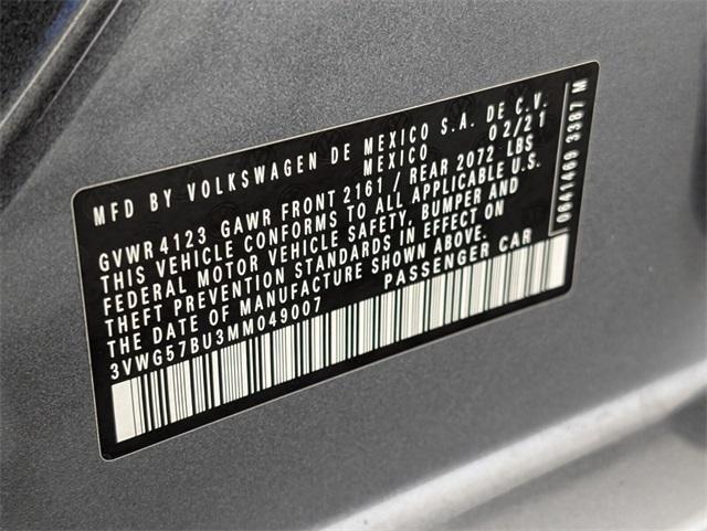 used 2021 Volkswagen Jetta car, priced at $20,531