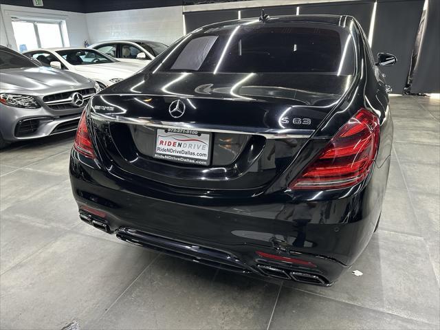 used 2019 Mercedes-Benz AMG S 63 car, priced at $74,488
