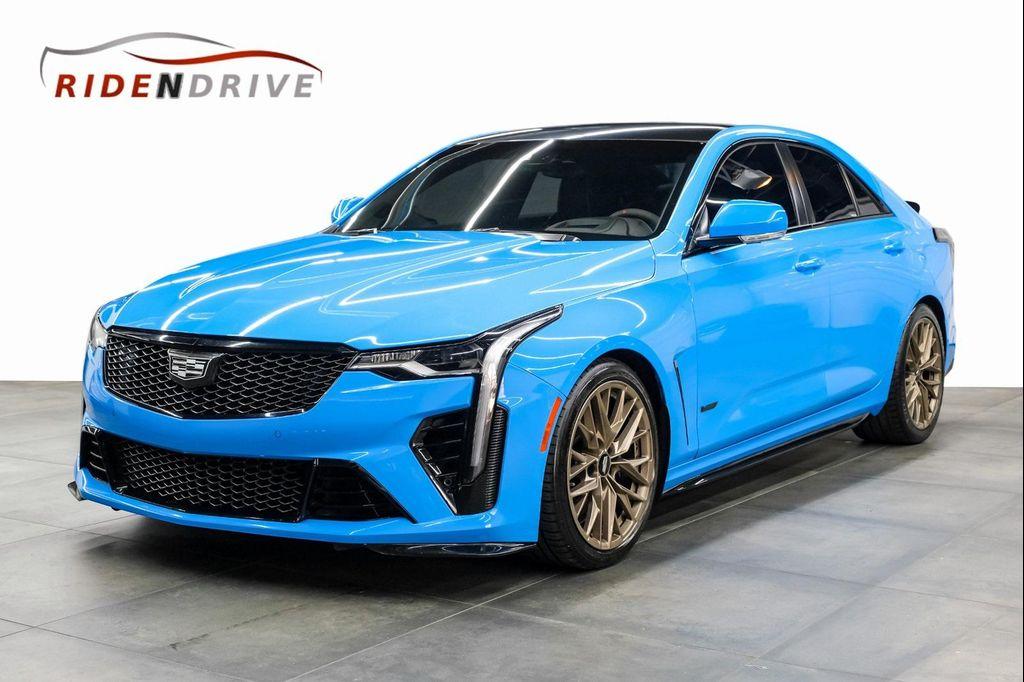 used 2023 Cadillac CT4-V car, priced at $55,488