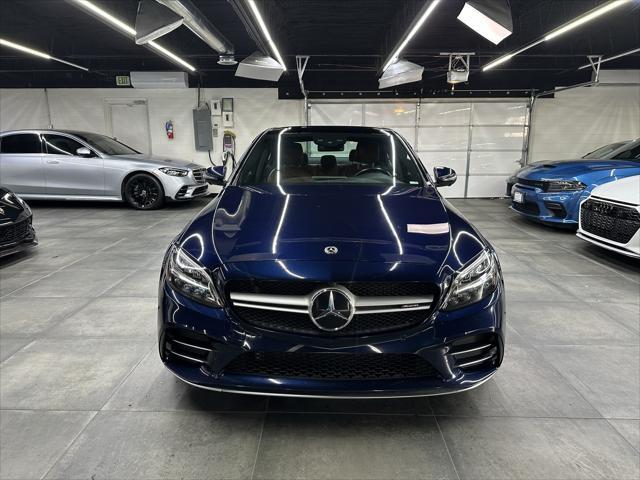 used 2021 Mercedes-Benz AMG C 43 car, priced at $33,988