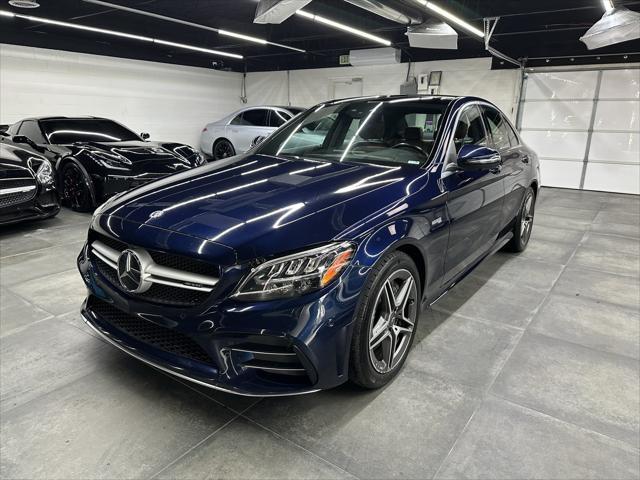 used 2021 Mercedes-Benz AMG C 43 car, priced at $33,988