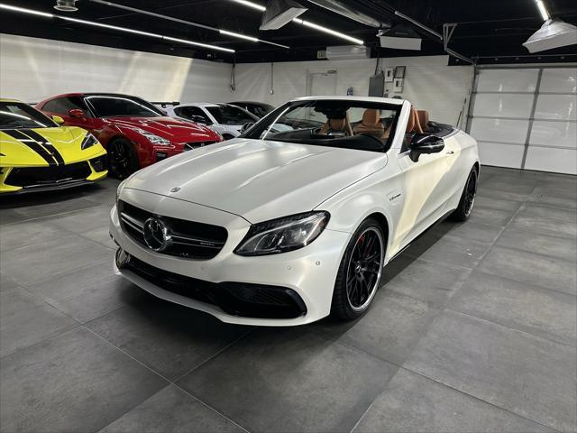 used 2017 Mercedes-Benz AMG C 63 car, priced at $42,488