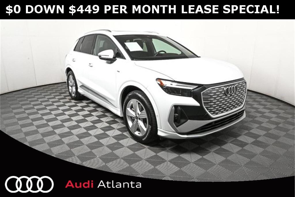 used 2024 Audi Q4 e-tron car, priced at $36,495