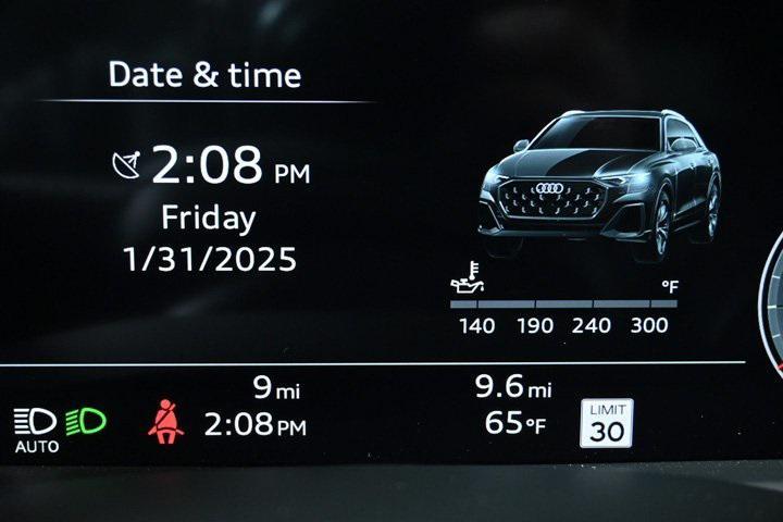 new 2025 Audi Q8 car, priced at $77,392
