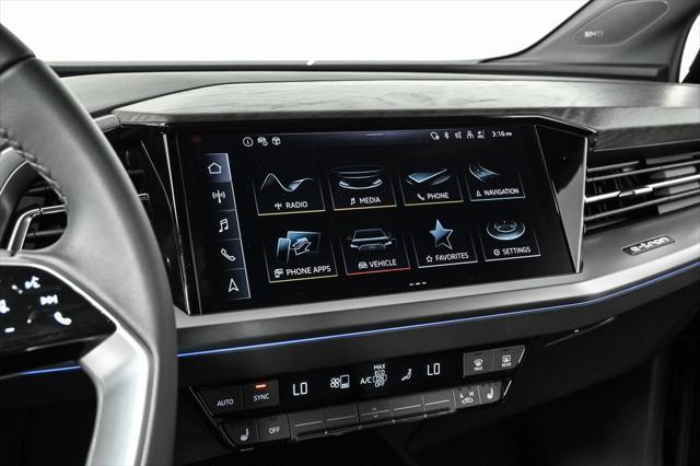 new 2025 Audi Q4 e-tron car, priced at $64,220
