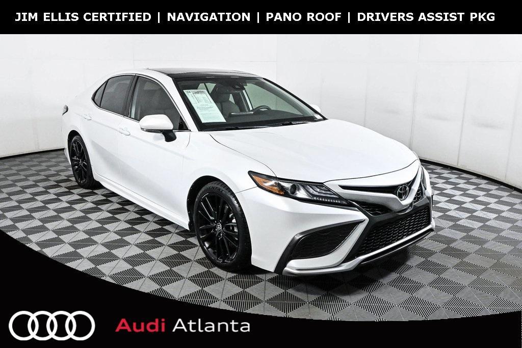 used 2021 Toyota Camry car, priced at $27,595