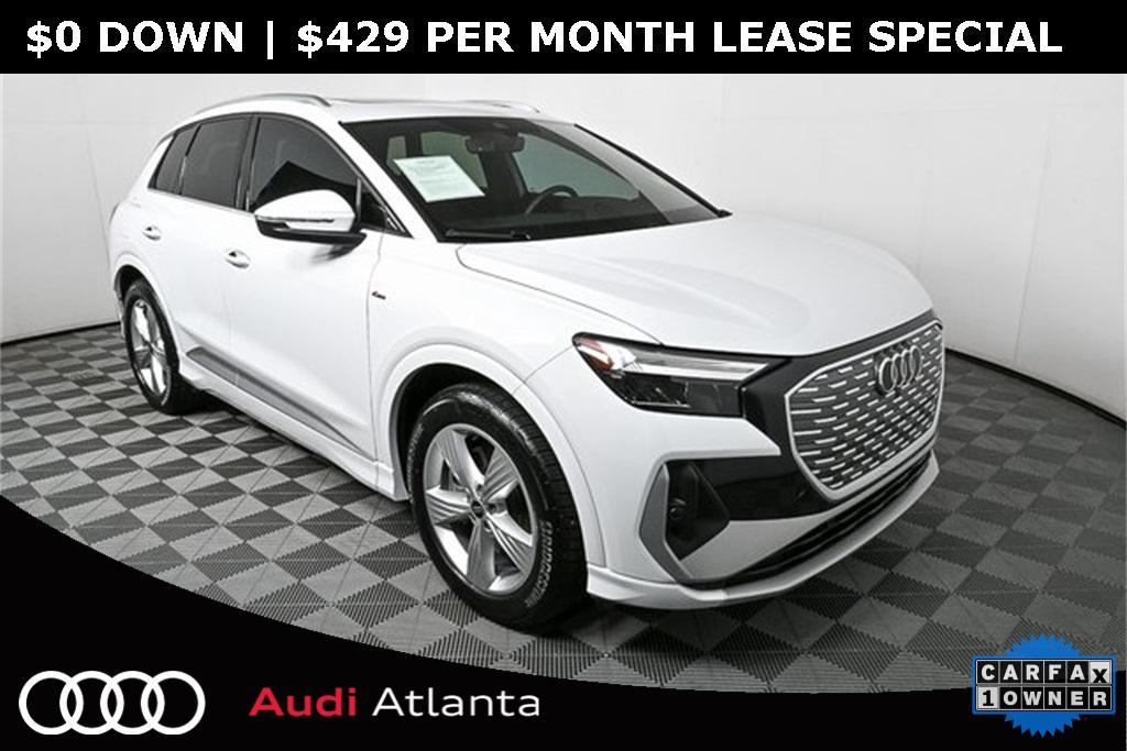 used 2024 Audi Q4 e-tron car, priced at $33,498