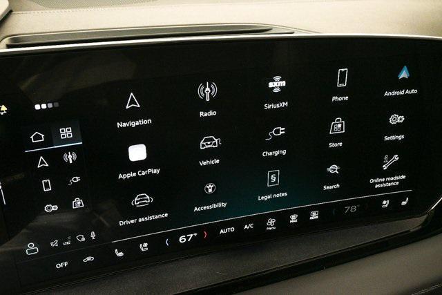 used 2025 Audi Q6 e-tron car, priced at $44,995