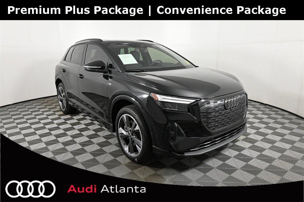 used 2024 Audi Q4 e-tron car, priced at $37,495