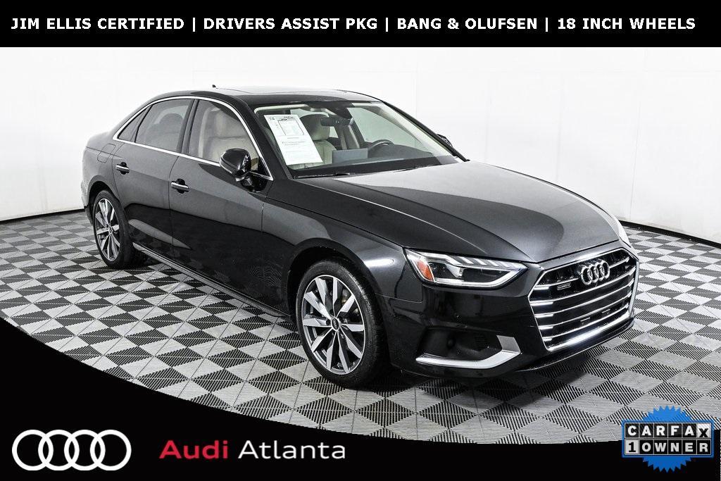 used 2021 Audi A4 car, priced at $27,880