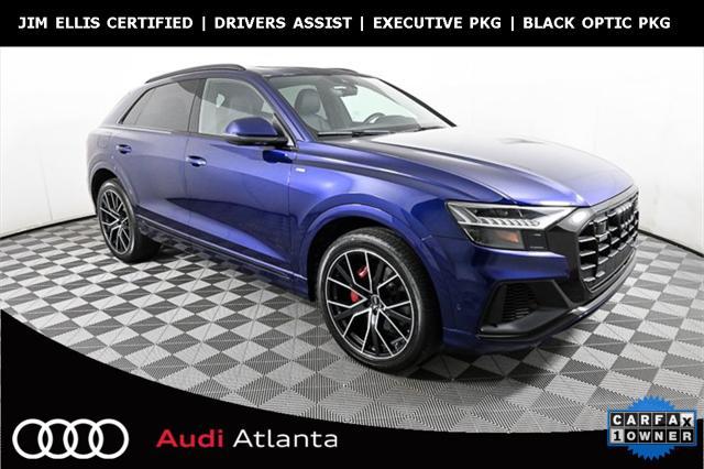 used 2021 Audi Q8 car, priced at $45,995