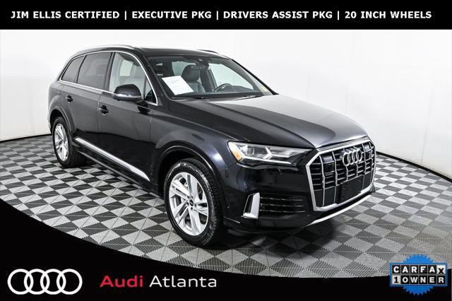 used 2021 Audi Q7 car, priced at $37,300