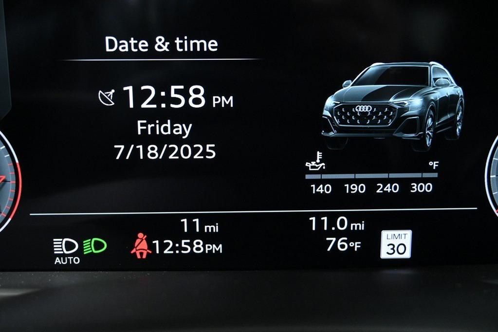 new 2025 Audi Q8 car, priced at $82,379