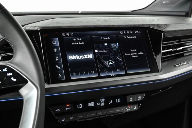 new 2025 Audi Q4 e-tron car, priced at $55,955