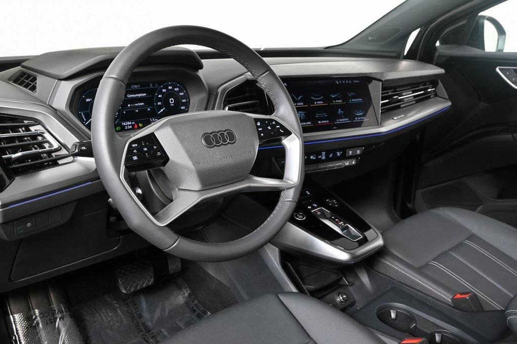 used 2024 Audi Q4 e-tron car, priced at $35,500