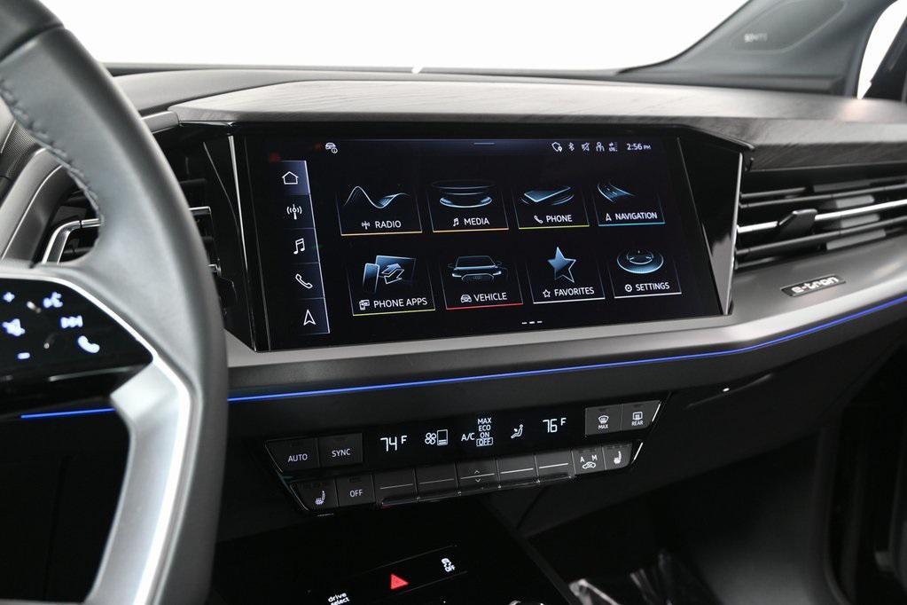 used 2024 Audi Q4 e-tron car, priced at $35,500
