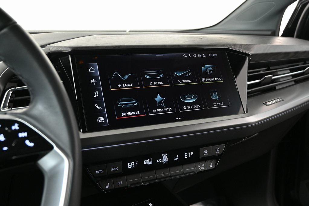 used 2024 Audi Q4 e-tron car, priced at $35,495