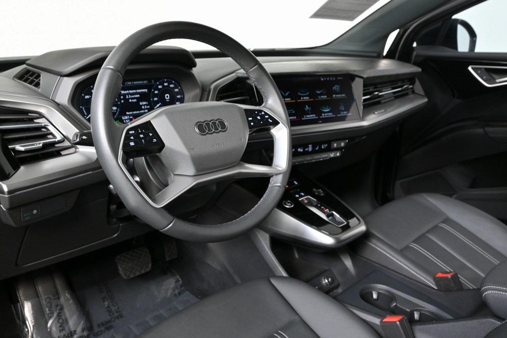 used 2024 Audi Q4 e-tron car, priced at $35,495