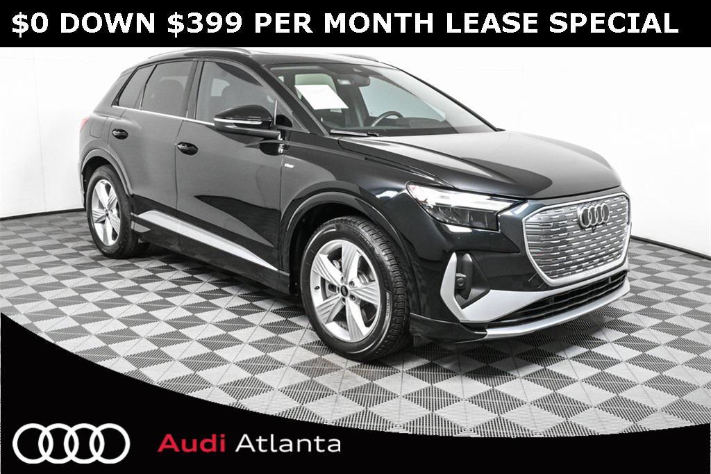 used 2024 Audi Q4 e-tron car, priced at $33,495
