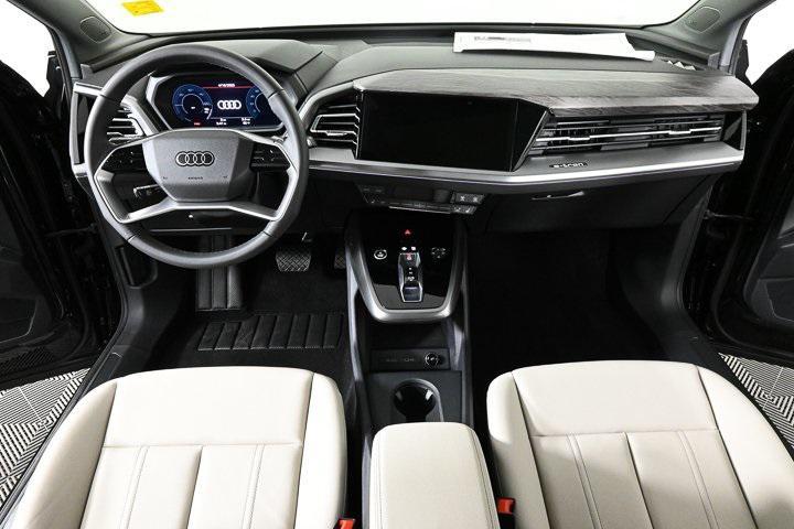 new 2025 Audi Q4 e-tron car, priced at $61,916