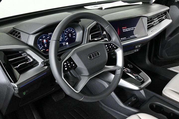 new 2025 Audi Q4 e-tron car, priced at $61,916