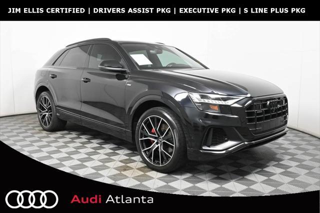 used 2021 Audi Q8 car, priced at $45,995