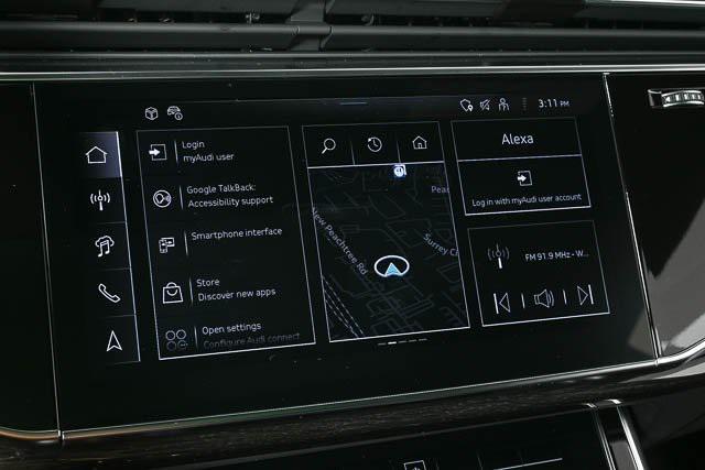 new 2025 Audi Q8 car, priced at $77,392
