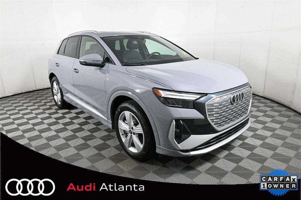 used 2024 Audi Q4 e-tron car, priced at $39,995