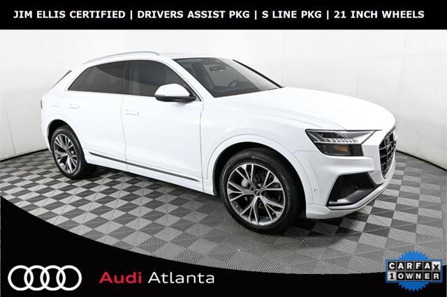 used 2023 Audi Q8 car, priced at $58,995